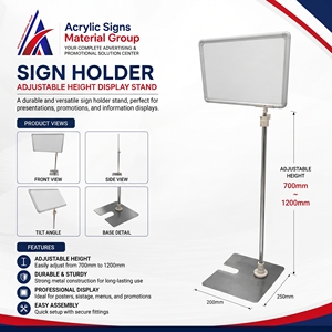 Support de Présentation A3 (297mm x 420mm) de Qualité Supérieure pour Plaques d'Identification et Étiquettes de Prix – Idéal pour Supermarchés, Expositions et Vente au Détail - Product Image 6