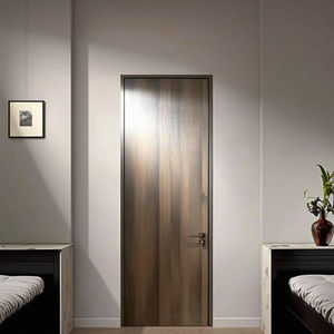 Porte intérieure minimaliste en panneau mélaminé de 45 mm avec surface finie pour chambre à coucher - Product Image 1