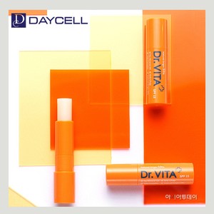 ลิปบาล์มแบบกำหนดเองได้ Deycell Korean K-Beauty Daycell Dr Vita Vitamin Lip Treatment ลิปบาล์ม 3 ชิ้น ผลิตในเกาหลี - Product Image 2