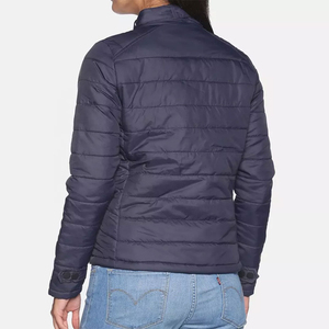 เสื้อแจ็คเก็ตแฟชั่นผู้หญิงแบบพองตัวสำหรับฤดูหนาว อุ่น น้ำหนักเบา กันน้ำ กันลม เหมาะสำหรับใส่ลำลองกลางแจ้ง รับผลิตแบบ OEM - Product Image 3