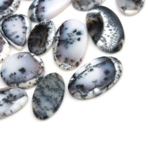 พลอยโอปอลเดนไดรต์ทรงหลังเบี้ย รูปทรงต้นไม้ พร้อมสีเปลี่ยนได้ เหมาะสำหรับทำแหวน จี้ และเครื่องประดับ - Product Image 4