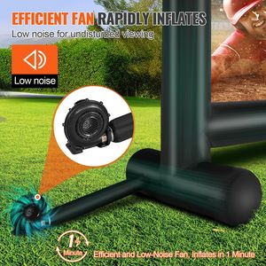 Pantalla Inflable para Cine de 16 Pies con Bolsa de Transporte, Proyección Frontal/Trasera, con Ventilador para Exteriores, para Eventos al Aire Libre - Product Image 3