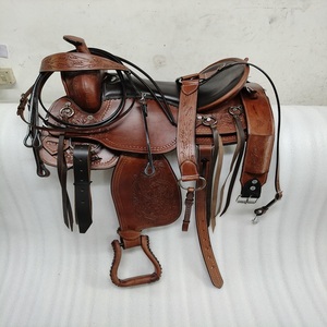 อานม้าทรงกลมแบบสบายสำหรับขี่ม้าแบบ Endurance Riding รุ่น Pleasure Trail - สี: น้ำตาล อานม้าคุณภาพพรีเมียมจากอินเดีย - Product Image 2