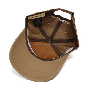 หมวกเบสบอลผ้าคอตตอนปักโลโก้ได้หมวกกีฬาสีโทนเนอร์แบบปรับได้ - Product Image 3