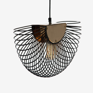 Wholesale Price Iron Metal Hanging Pendant <b>Lamp</b> Black Finished Custom Size Wire Design <b>Lamp</b> Home Interior Kitchenware Decorate - Product Image 5