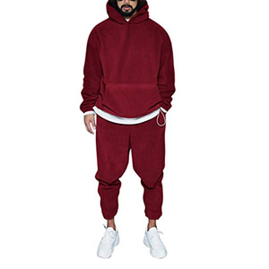 Conjuntos Deportivos de 2 Piezas, Marca Privada Personalizada, Ropa Deportiva Masculina, Estilo Lavado Ácido, Ligera, para Gimnasio, Actividad Física, Maternidad, con Capucha - Product Image 1