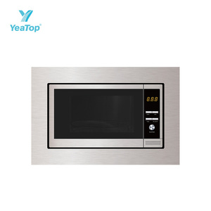 Horno <span class=keywords><strong>Microondas</strong></span> Digital Integrado de Acero Inoxidable de 20L de Fábrica OEM con Bloqueo de Seguridad para Niños - Product Image 3