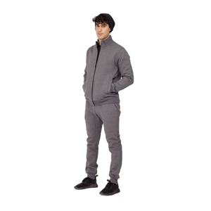 OEM Ensemble de survêtement en polaire à capuche pour hommes, couleurs unies, sweat-shirt à fermeture éclair en polaire, bas de haut, jogging, jogging, ensemble deux pièces, survêtement - Product Image 2