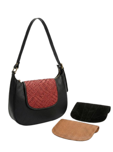 Bolso hobo tejido para mujer, bolso de hombro con cojín acolchado, estilo vintage para el desplazamiento diario - Product Image 4