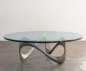 Plateau de table basse en verre trempé plat sur mesure, design moderne haute résistance pour entrée d'hôtel et chambre à coucher - Product Image 2