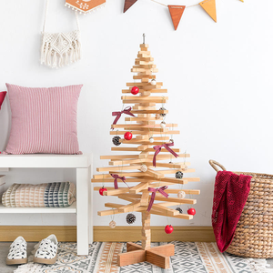 202407 Hot Popular <b>Christmas</b> <b>Tree</b> Wooden Festival Natural Solid <b>Wood</b> Decoration Crafts - Product Image 6