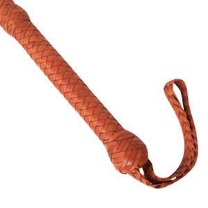 Fouet de combat Sairex personnalisé robuste de 06 à 16 pieds, 16 tresses en cuir noir, avec support de ventre, fouet pour cheval WP-1101 - Product Image 4