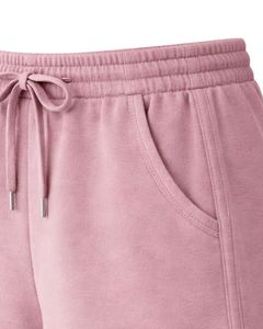 Custom Pink Women Shorts Elastic Waist <b>Drawstring</b> Casual Gym Shorts Contrast Waist Summer Lounge Shorts Soft Comfortable Wear - Product Image 6