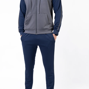 Men Windproof Printed Side Stripe Standing Collar <b>Tracksuit</b> Stylish Breathable Performance Set High Quality 100% Cotton Jogging - Product Image 6