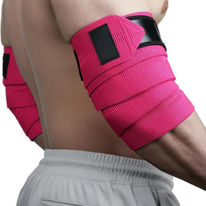 Classic <b>Black</b> Neoprene Elbow <b>Wrap</b> High Compression Breathable Adjustable Weightlifting Gym Arm Guard Muscle Protector Custom - Product Image 5