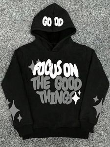 Sudadera con Capucha para Hombre con Diseño de Estampado de Cruz, 100% Algodón, Sudadera de Invierno - Product Image 2