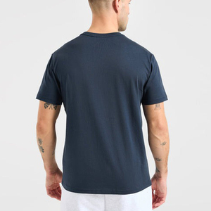 Camiseta de Hombre al por Mayor, Azul, de Alta Calidad, Talla Grande, con Bordado Personalizado - Product Image 5