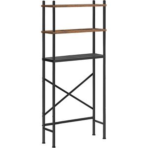 Organizzatore da Bagno a 3 Ripiani Autoportante Sopra il WC, Regolabile con Funzioni Salvaspazio - Product Image 1