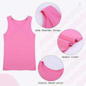 เสื้อกล้ามเด็ก ผ้าฝ้ายผสมโพลีเอสเตอร์ สีขาวดำ แฟชั่นคุณภาพสูง รับผลิตตามแบบ OEM พร้อมสกรีนโลโก้ ราคาถูก - Product Image 2