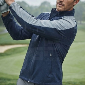 Veste coupe-vent de golf de haute qualité pour hommes, résistante à l'eau, légère, respirante, tissu extensible, vêtements de sport d'extérieur - Product Image 5