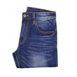 Pantalones Vaqueros Personalizados de Estilo Vintage para Hombre, Cintura Media, Corte Recto, 100% Algodón, Lavado Medio, Diseño con Bolsillos Traseros - Product Image 4