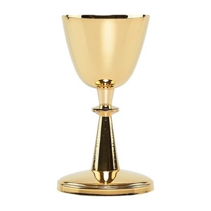 Designer Church Wine Set in Brass Gold Finished Catholic Mass Church Alter Vessele Liturgical Chalice Handmade <b>tools</b> - Product Image 3