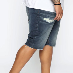 Pantalones Cortos de Mezclilla para Hombre, Estilo Vintage, Lavados, Casuales, Holgados, con Bordado Personalizado, Estampado, Estilo Baggy - Product Image 6
