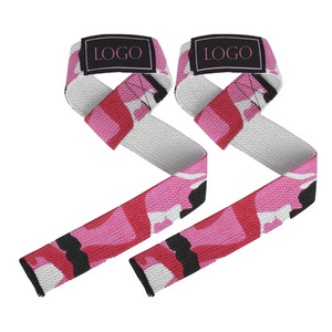 Professional Grade Camou Design Cotton <b>Lifting</b> Wrist <b>Straps</b> with Neoprene Padding <b>for</b> Grip Support and Weight Training - Product Image 5
