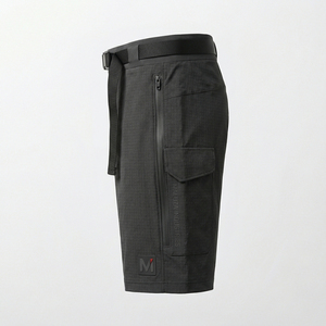 Shorts décontractés pour hommes de haute qualité, coupe régulière, taille élastique, mode urbaine estivale, collection Maluza Industries, séchage rapide, respirant - Product Image 3