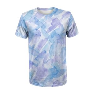เสื้อยืดผ้าฝ้ายออร์แกนิคนุ่มสบาย สไตล์ยูบาร์น พิมพ์ลายกราฟิก ลายดอกไม้เล็กๆ สีพาสเทล ทรงโอเวอร์ไซส์ ระบายอากาศได้ดี - Product Image 4