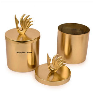 Frasco de vidrio de lujo estilo estándar, recipiente para alimentos, envase de vidrio para cocina, uso diario, al precio más bajo. - Product Image 5