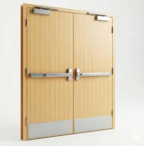 Puerta de madera resistente al fuego de la mejor calidad con núcleo sólido y a prueba de fuego para edificios industriales y públicos disponible para la venta - Product Image 2