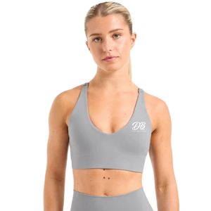 Soutien-gorge de sport essentiel pour femme, rembourré, sans armatures, coupe courte, respirant et extensible, idéal pour la gym, le yoga, la course et l'entraînement physique - Product Image 1