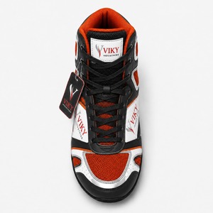 Nuevas Zapatillas de Boxeo VIKY INDUSTRIES 2026 Rojas con Malla y Cordones, Calzado de Entrenamiento Transpirable de Caña Alta para Hombre y Mujer - Product Image 3