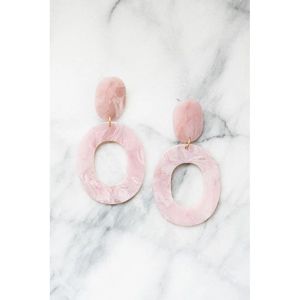 Boucles d'oreilles en résine de créateur haut de gamme, faites à la main, durables, accessoires de mode en cristal - Product Image 6