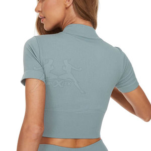 Camiseta Corta de Alta Calidad para Mujer con Diseño Transpirable, Camiseta Corta para Uso Diario Informal - Product Image 3