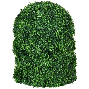 "2 Pack 15.75" Faux Boxwood Topiary Ball <b>Artificial</b> <b>Trees</b> for Indoor Outdoor Home Decor" - Product Image 1