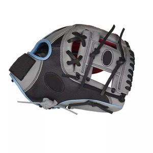 High Quality Leather Comfortable Baseball Batting <b>Gloves</b> Catcher Right-Handed Adjustable Wrist Strap Non-Slip Customizable <b>Glove</b> - Product Image 5