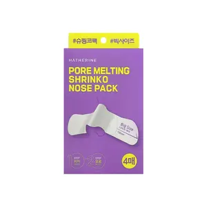HATHERINE Tiras nasales de buena calidad 4P Pore Melting Shrinko Nose Pack - Product Image 1