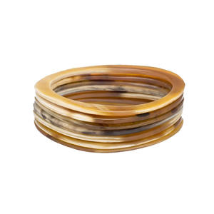 Most and Hot Sell Buffalo Horn <b>Bracelet</b> Used to create versatile and natural looking statement pieces and <b>stacked</b> bangles. - Product Image 5