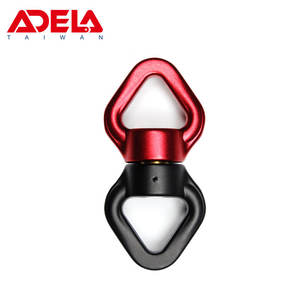 ADELA AG-15 aluminio de alta calidad anodizado 360 grados Yoga Swivel Spinner mosquetón personalizado 30kN equipo de protección contra caídas - Product Image 5