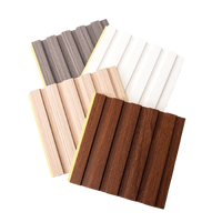 Alternativa Ecológica a la Madera para Interiores, Panel de Pared WPC Acanalado 3D, Revestimiento de PVC Plástico Compuesto para Decoración del Hogar