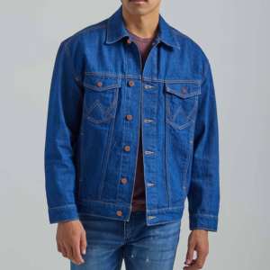 Chaquetas para Hombre, Corte Holgado, Chaqueta Vaquera de Tela Suave, Estilo Urbano Atemporal, Atuendo Diario Moderno, Chaqueta de Invierno OEM - Product Image 6