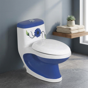 High End White Marble One Piece Toilet Automatic Deodorizing WC Ceramic Commode S <b>Trap</b> P <b>Trap</b> For Outdoor Hotel - Product Image 4