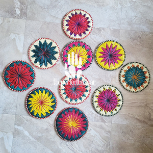 Platos de Hierba Moonj Natural, Platos de Hierba Munj o Hierba Roja Pin, Hechos a Mano - Product Image 2