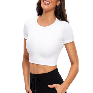 Women's Outdoor Sports <b>Crop</b> <b>Top</b> for <b>Dance</b> Running Yoga Breathable and Quick Dry Fitness <b>Top</b> - Product Image 6