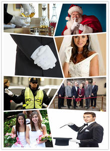 Guantes de Algodón Blanco para Tuxedo Formal, Desfiles, Guardias y Ceremonias - Product Image 5