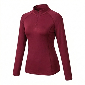 Camiseta Deportiva de Secado Rápido para Mujer, Ropa de Equitación, Camiseta Elástica para Montar a Caballo, Ropa Ecuestre Deportiva con Logotipo Bordado Personalizado - Product Image 5