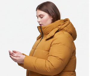 Veste longue matelassée grande taille à capuche, manches longues, chaude et épaisse pour l'hiver, en duvet, pour femmes et hommes - Product Image 6
