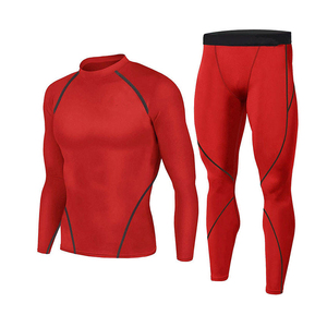 Men’s Compression Wear Set Men’s Sports <b>Body</b> Shaper Gym Outfit with Breathable Stretch Fabric Compression Suit for Running Train - Product Image 5